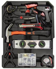 img 2 attached to Tool set Swiss Tools ST-1069, 187 pcs., black / red