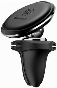 img 3 attached to Holder for smartphone in car "Baseus sugx-A01" extra strong magnets, for ventilation grille