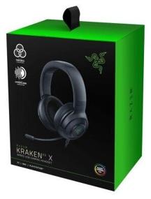 img 3 attached to 🎧 Explore the Powerful Sound of Razer Kraken V3 X Black Computer Headset