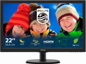 img 3 attached to 21.5" Monitor Philips 223V5LHSB, 1920x1080, 76Hz, TN, black