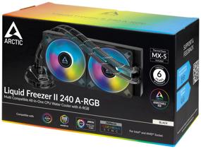 img 3 attached to Система водяного охлаждения для процессора Arctic Liquid Freezer II - 240 A-RGB, черный/ARGB