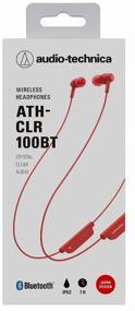 img 2 attached to Беспроводные наушники Audio-Technica ATH-CLR100BT, красный