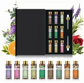 img 1 attached to Essential oils. Gift set of essential oils for a humidifier of 9 fragrances. Essential oil for aroma therapy 90 ml. Aromatherapy set