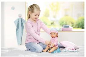 img 3 attached to Interactive doll Zapf Creation Baby Born Bath Soft Touch Girl 43 cm 827-086