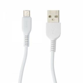 img 3 attached to Cable Hoco X13 Easy charged USB - microUSB, 1 m, white