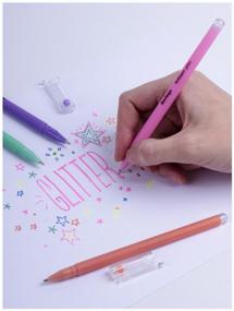 img 3 attached to Berlingo Brilliant Glitter Gel Pen Set, 10 Colors, 1mm, 10 Pieces