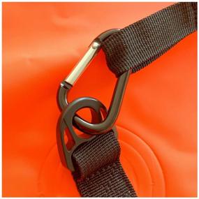 img 3 attached to Buoy bag for swimming in open water with a pocket SwimRoom "Buoy Bag 28L", 28 liters, orange