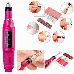 img 3 attached to Apparatus for manicure and pedicure handle, Max Professional / Milling cutter for manicure / Manicure pen / Apparatus for manicure with cutters included