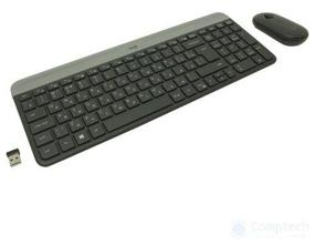 img 3 attached to Keyboard set mouse Logitech MK470 Slim, graphite, Cyrillic QWERTY