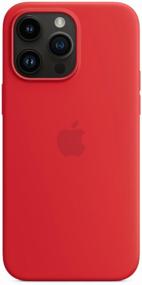 img 3 attached to Apple iPhone 14 Pro Max Silicone Case with MagSafe - (PRODUCT)RED / Red