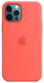 img 3 attached to 🍎 Enhanced Apple MagSafe Silicone Case for iPhone 12/12 Pro - Vibrant Pink Citrus Shade