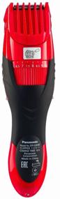 img 3 attached to 🖤 Panasonic ER-GB40 Trimmer in a Stylish Black/Red Design