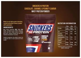 img 3 attached to Mars Snickers Protein Powder, 875 gr., Chocolate Caramel & Peanut