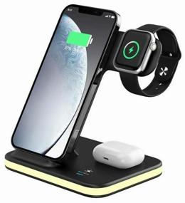 img 3 attached to Wireless Charger 3 in 1, Fast Wireless Charging FAST CHARGE(black)