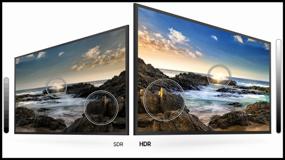 img 2 attached to 📺 Sleek 43" Samsung UE43TU7002U 2020 LED TV: Enhanced HDR, Stunning Black Design
