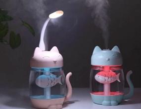 img 1 attached to Humidifier Kitty Humidifier 3 in 1 (Pink, Blue, White, Purple)