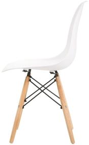 img 3 attached to Chairs LEON GROUP in the style of EAMES DSW for the kitchen with a backrest with wooden legs, 2 pcs
