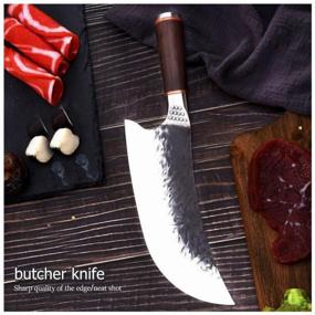 img 3 attached to JD-Tec HK-1024D Bee Knife With Cover Traditional Kitchen Cutting Meat, Fish, Vegetables