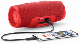 img 3 attached to Portable acoustics JBL Charge 4, 30 W, red