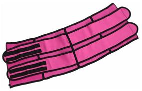 img 3 attached to Neoprene Corrective Exercise Brace Waist Training Fitness Slimming Belt, Pink L
