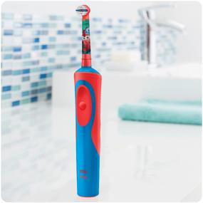 img 3 attached to Oral-B Pro 500 Stages Power Cars: The Ultimate Electric Toothbrush in White/Blue/Red