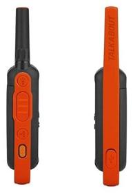 img 3 attached to 📻 Highly Versatile Motorola Talkabout T82 Radio Set in Stylish Black/Orange Finish