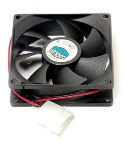 img 3 attached to 🔇 Cooler Master 80mm Silent Case Fan, Black - Super Silence