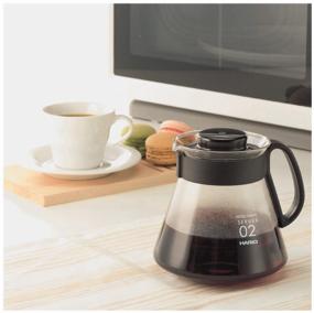 img 2 attached to Coffee pot Hario XVD-60B, 600 ml black 13 cm 0.6 l