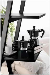 img 3 attached to Bialetti Moka Express Color Geyser Coffee Maker, 130ml, Black
