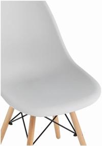 img 1 attached to Chair STOOL GROUP Style DSW, metal, color: light gray