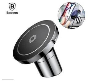 img 3 attached to Baseus Big Ears Car Mount Wireless Charger with Magnetic Holder, Black - Wireless Charging