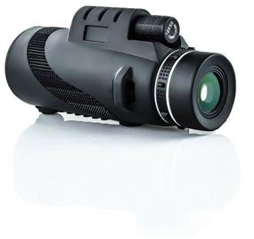 img 3 attached to Portable Monocular Telescope with 40X60 HD Night Vision Lens with Phone Clip and Tripod