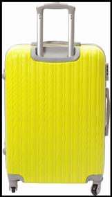 img 2 attached to TEVIN case, ABS plastic, support legs on the side, 37 l, size S, yellow