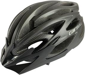 img 2 attached to Bicycle helmet with removable visor (size M/L 54-61 cm, carbon color)