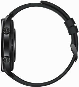 img 3 attached to Smart watch Xiaomi Watch S1 Wi-Fi Global for Russia, Black/Black leather strap + black fluoroplast strap
