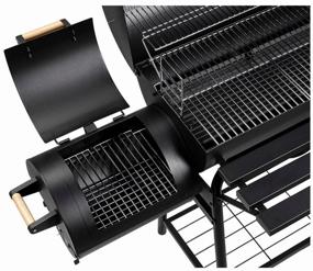 img 3 attached to 🔥 Go Garden Chef-Smoker 66 Pro: Wood-fired Smokehouse Grill, 72.5x126x125 cm