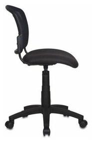img 3 attached to 🪑 Textile Upholstered Office Chair - Bureaucrat CH-296NX, Black/Black Color