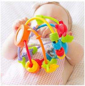 img 3 attached to Playgro Play and Learn Ball teether rattle multicolored