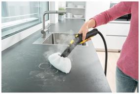 img 3 attached to 🧼 Efficient Deep Cleaning Power: KARCHER SC 5 EasyFix Steam Cleaner in Yellow/Black