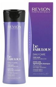 img 3 attached to Revlon Professional Shampoo Be Fabulous Daily Care Fine Hair C.R.E.A.M. lightweight