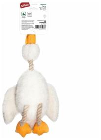 img 3 attached to Toy for dogs GiGwi Dog Toys Duck (75037), beige