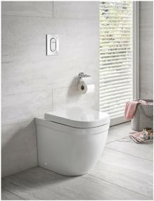 img 3 attached to Grohe toilet seat cover 39330001 duroplast with microlift alpine white
