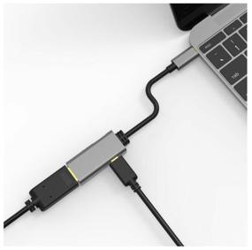 img 2 attached to VCOM USB Type-C to DisplayPort/USB Type-C Converter/Adapter (CU453), 0.2m, gray