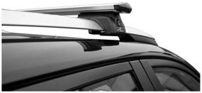 img 3 attached to Roof rack Lux Elegant Travel 82 for roof rails 1.3m, roof rails, aerodynamic, arc length 130 cm