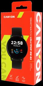 img 1 attached to Canyon Lollypop SW-63 Smart Watch, Black