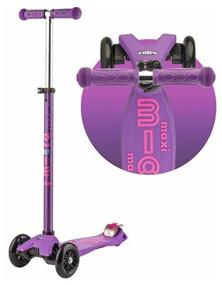 img 2 attached to Children's 3-wheel scooter Micro Maxi Micro Deluxe, purple