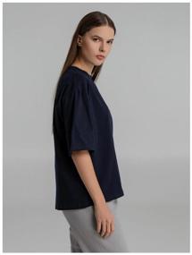 img 3 attached to Oversized T-shirt Slope, dark blue, size XS/S