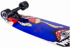 img 3 attached to Longboard Ridex Trip 36", 36x9.7, blue/red/beige