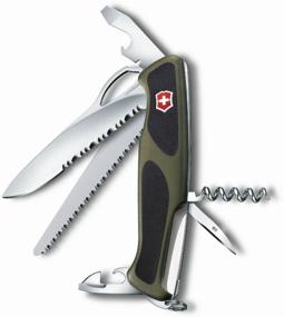 img 3 attached to Нож многофункциональный VICTORINOX Ranger Grip 179 зеленый/черный