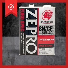 img 3 attached to Synthetic engine oil IDEMITSU Zepro Euro Spec 5W-40, 4 l